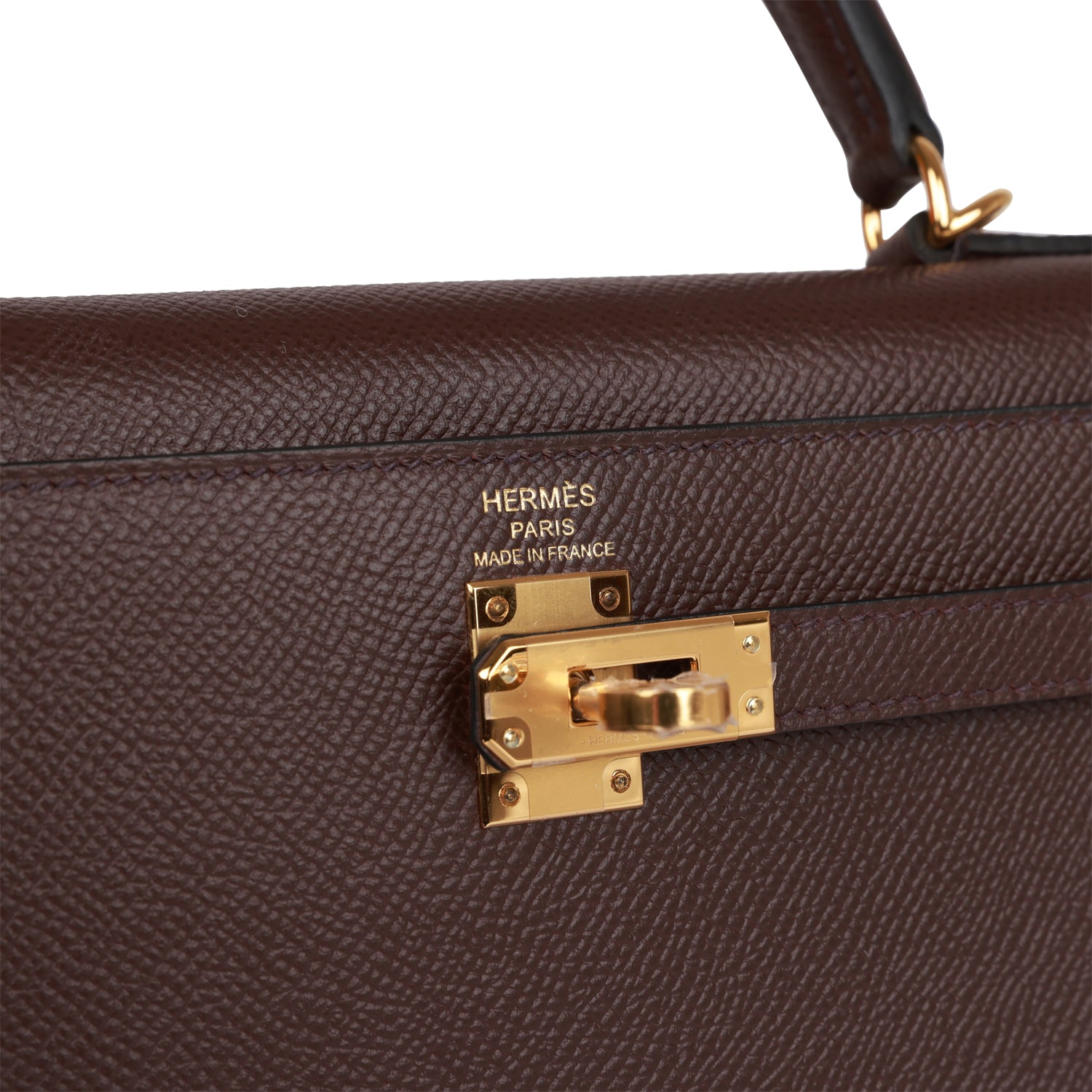 Hermès Kelly Sellier 25 Rouge Sellier Epsom Gold Hardware