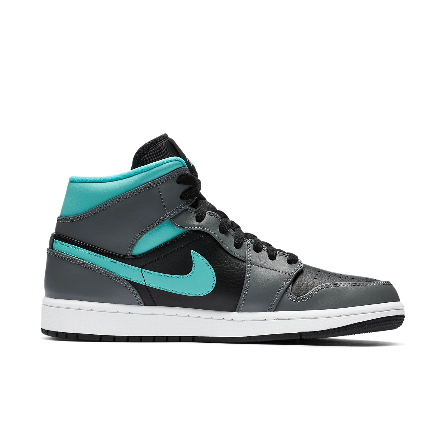 Air Jordan 1 Mid 'Grey Aqua' 554724-063