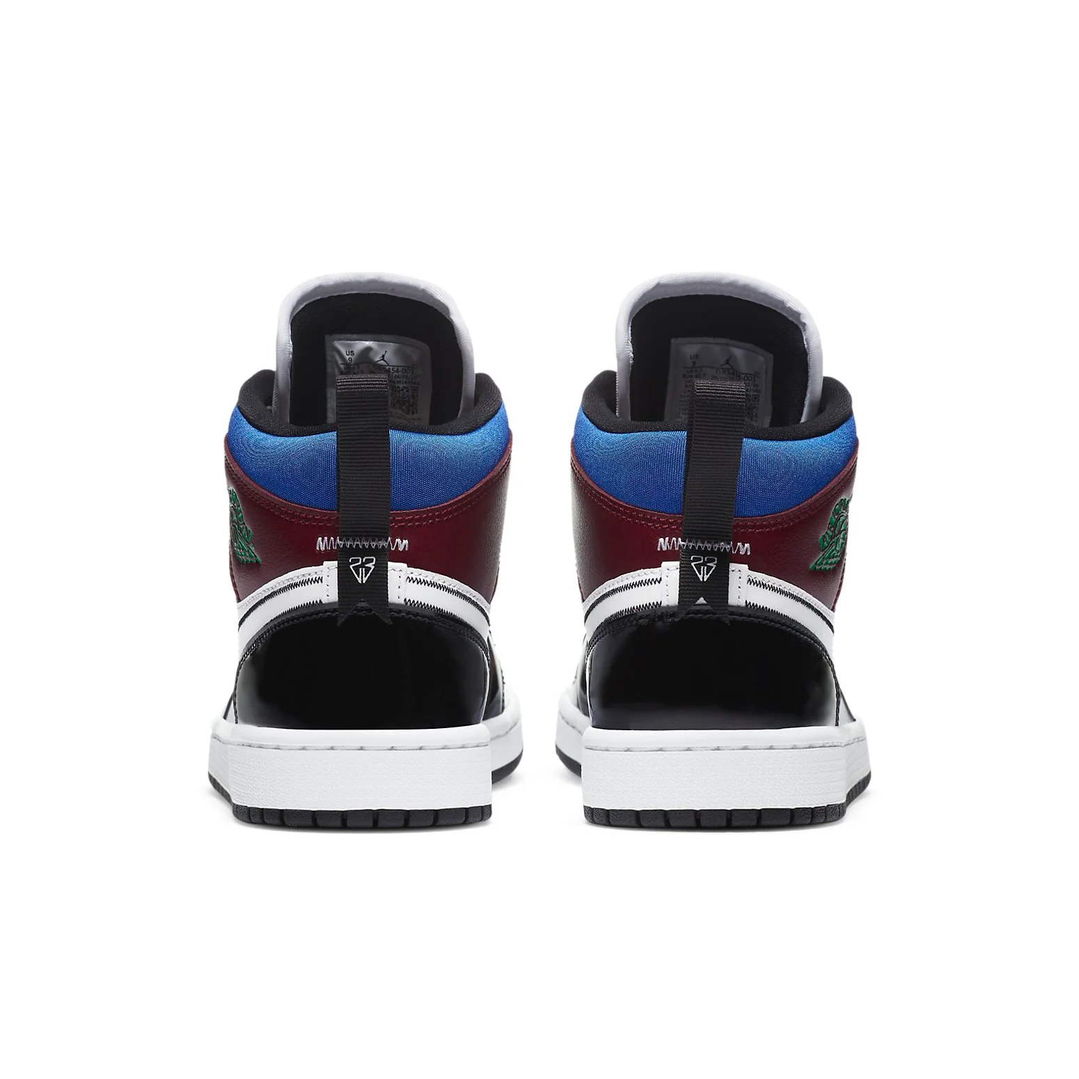 (WMNS) Air Jordan 1 Mid SE 'Black White Multi-Color' DB5454-001