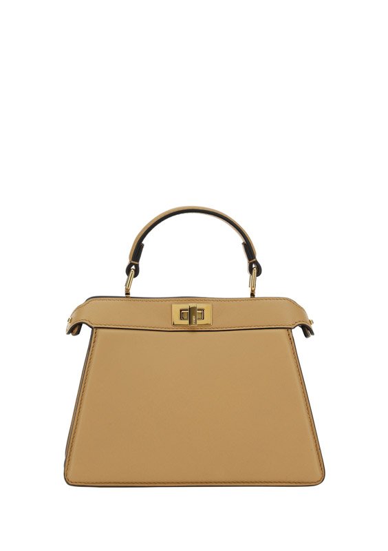 Fendi Logo Detailed Top Handle Tote Bag