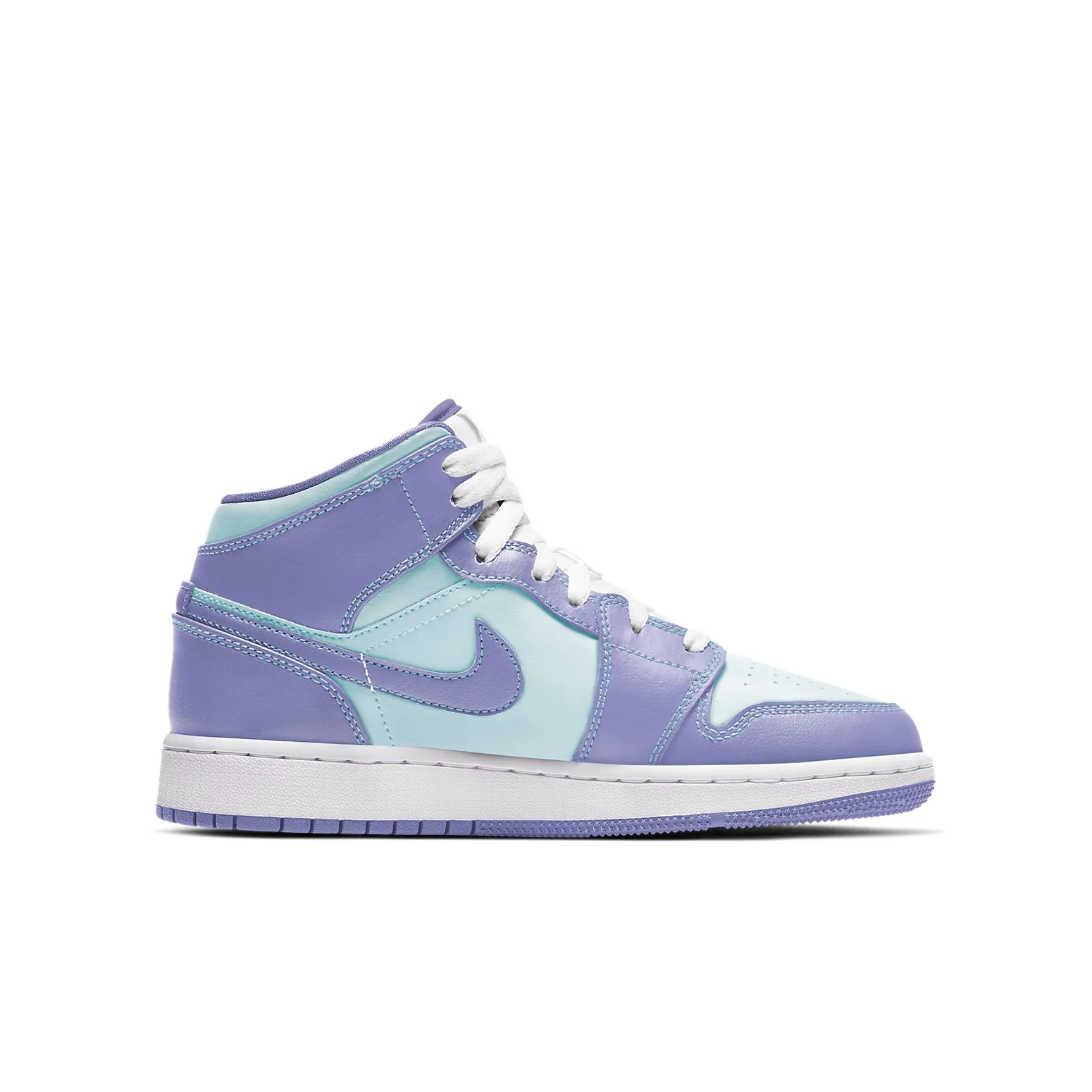 (GS) Air Jordan 1 Mid 'Purple Pulse' 554725-500