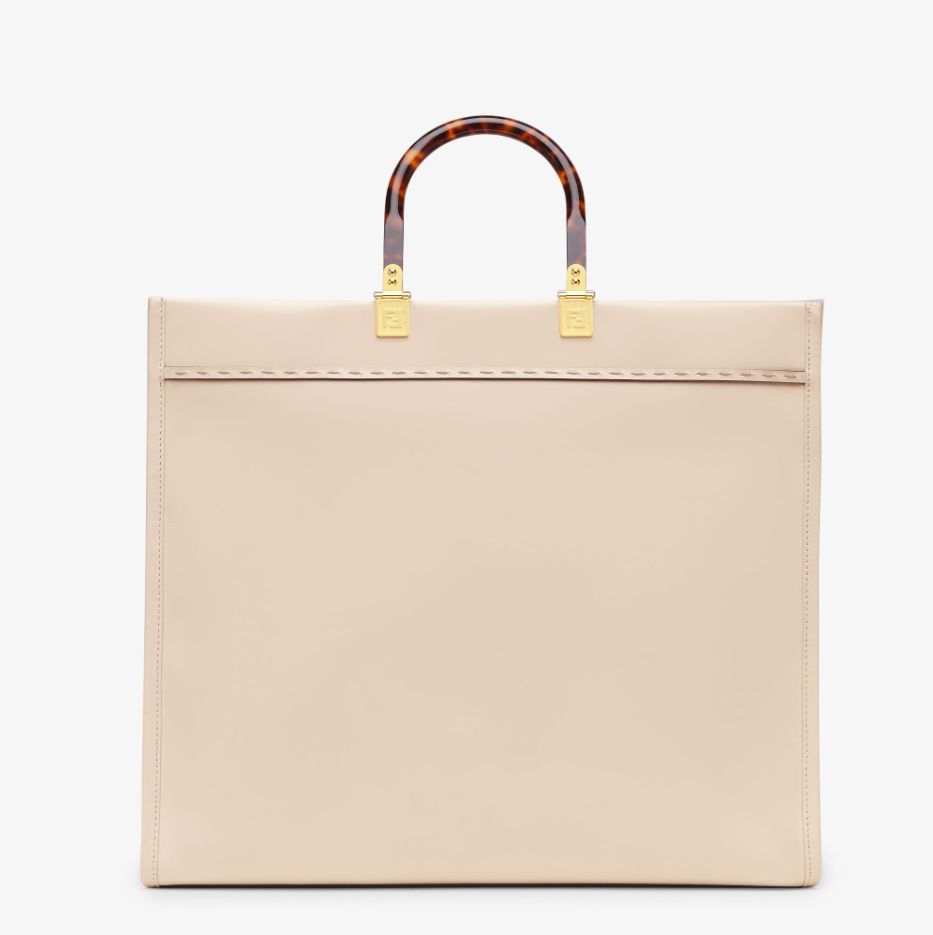 Fendi Sunshine Large - Pink leather shopper