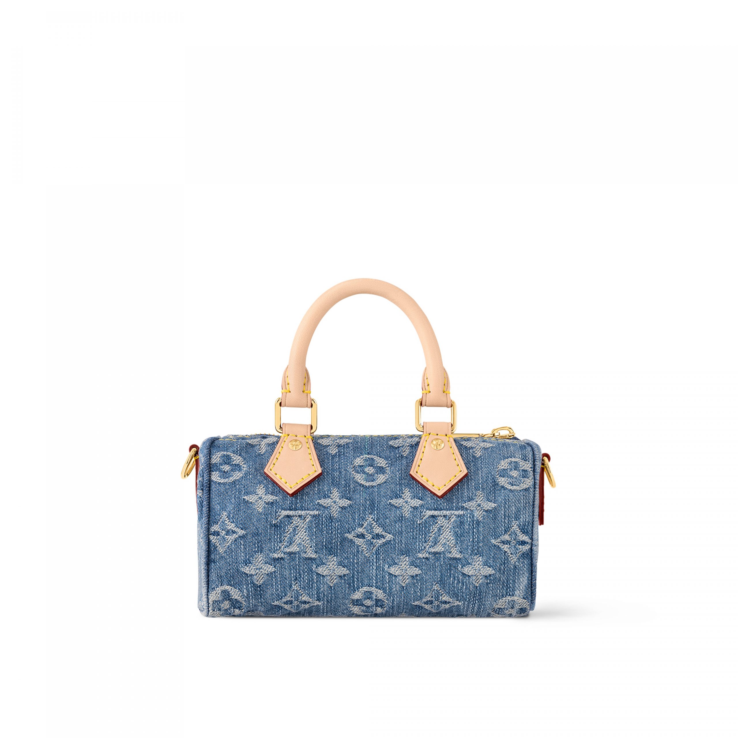 Louis Vuitton M82950 Nano Speedy Denim Blue