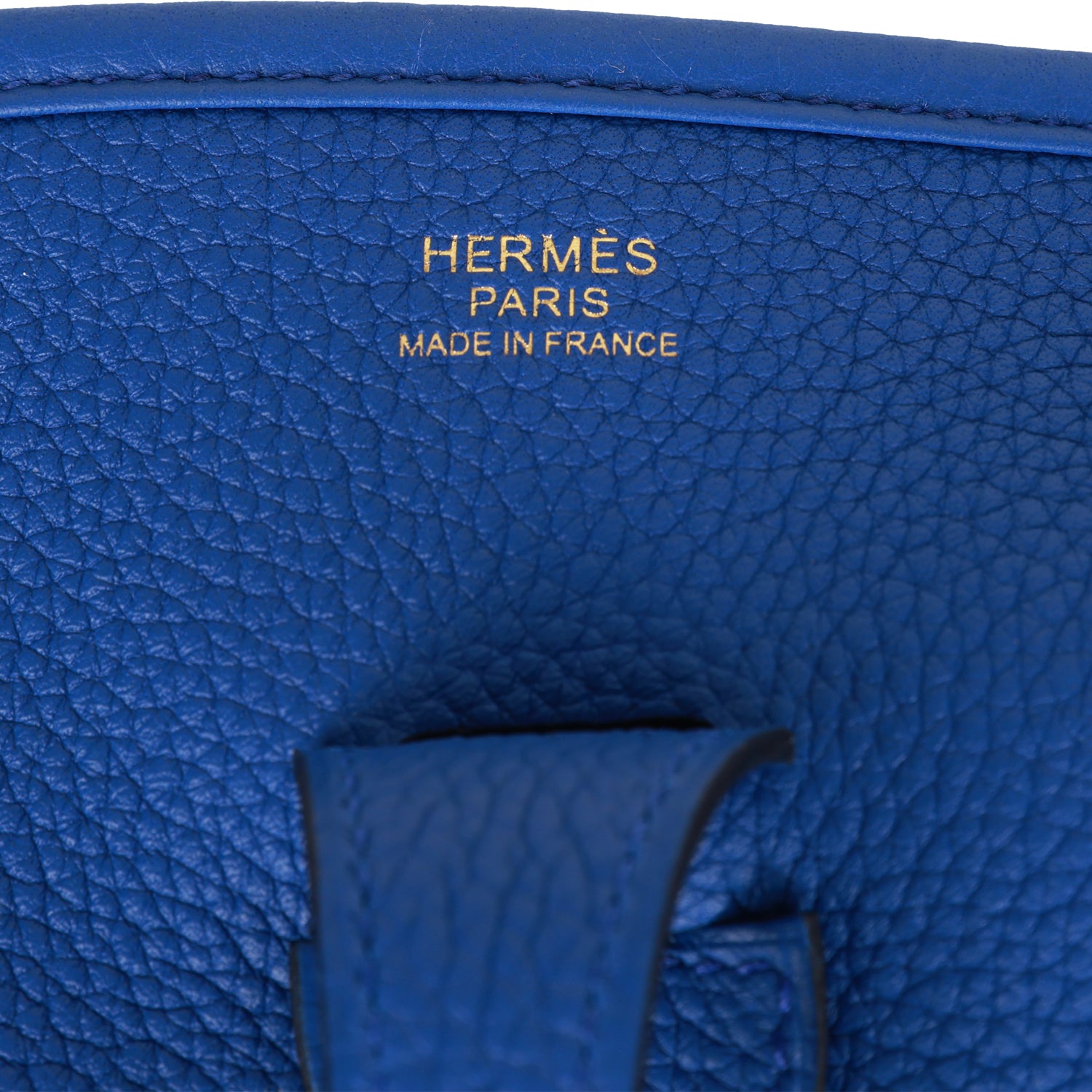 Hermès Evelyne III PM Bleu Royal Maurice Gold Hardware
