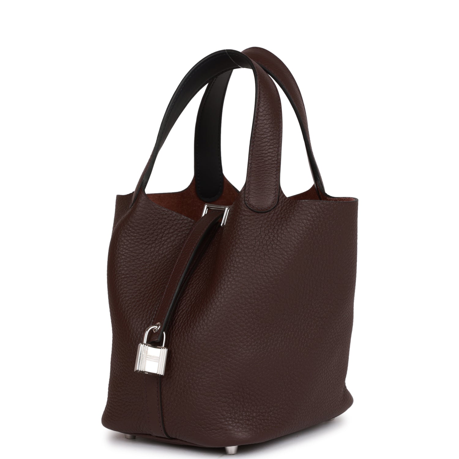 Hermès Eclat Picotin Lock 18 Rouge Sellier Clemence Palladium Hardware