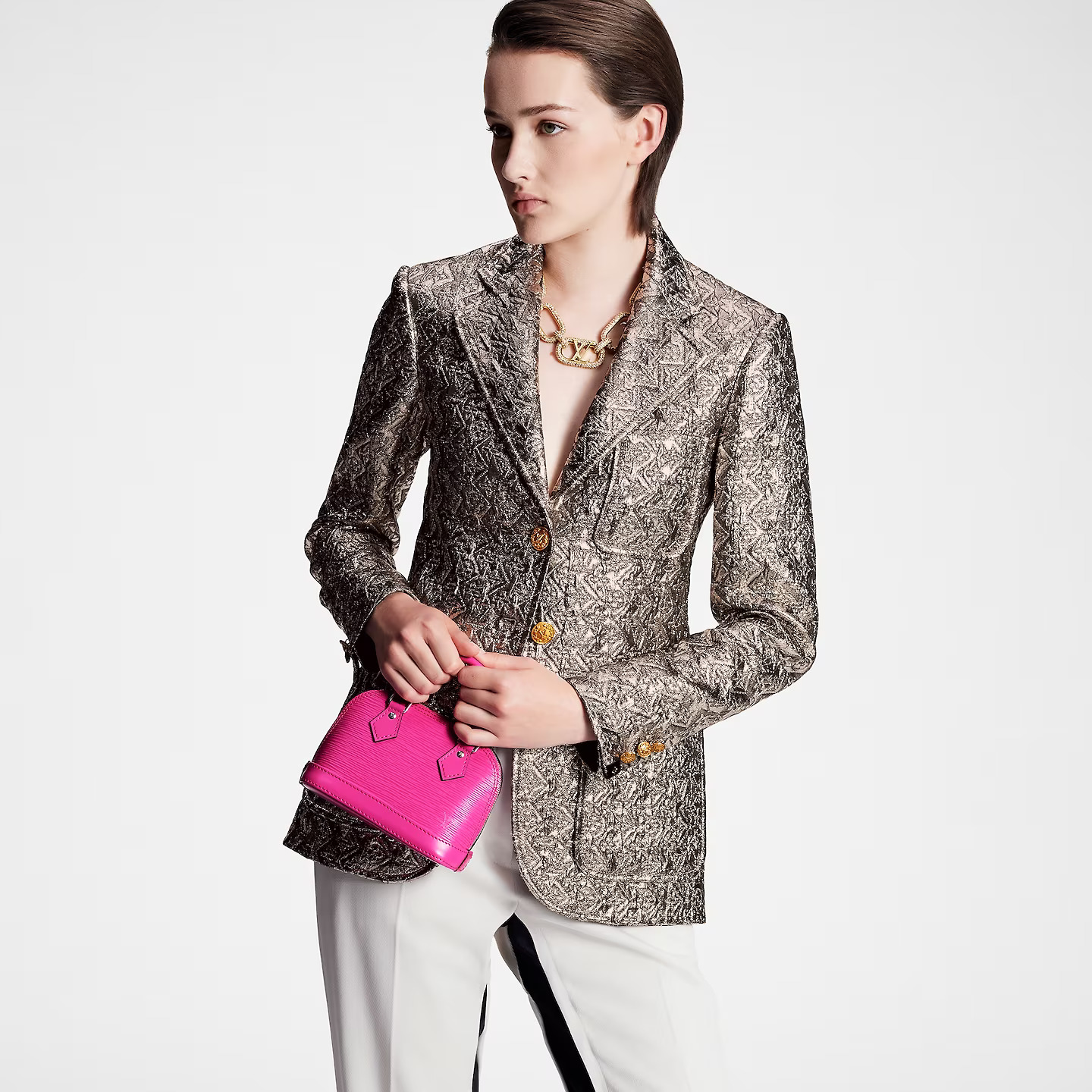 Louis Vuitton Fuchsia M82511 NEW Nano Alma