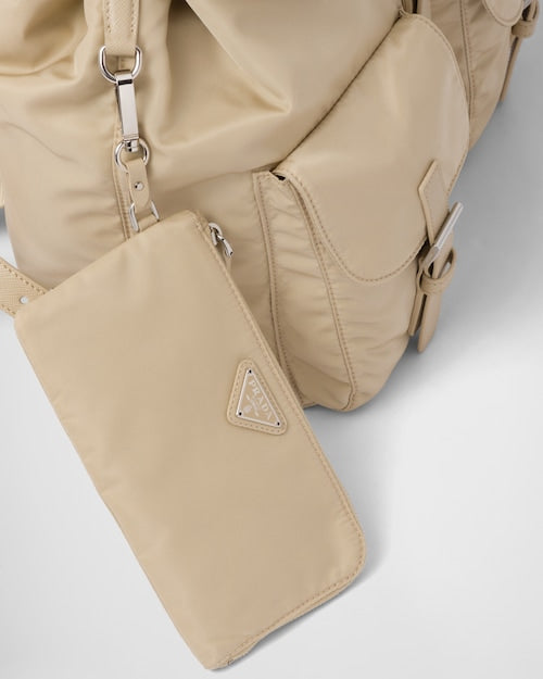 Prada Re-Nylon medium backpack - Desert Beige