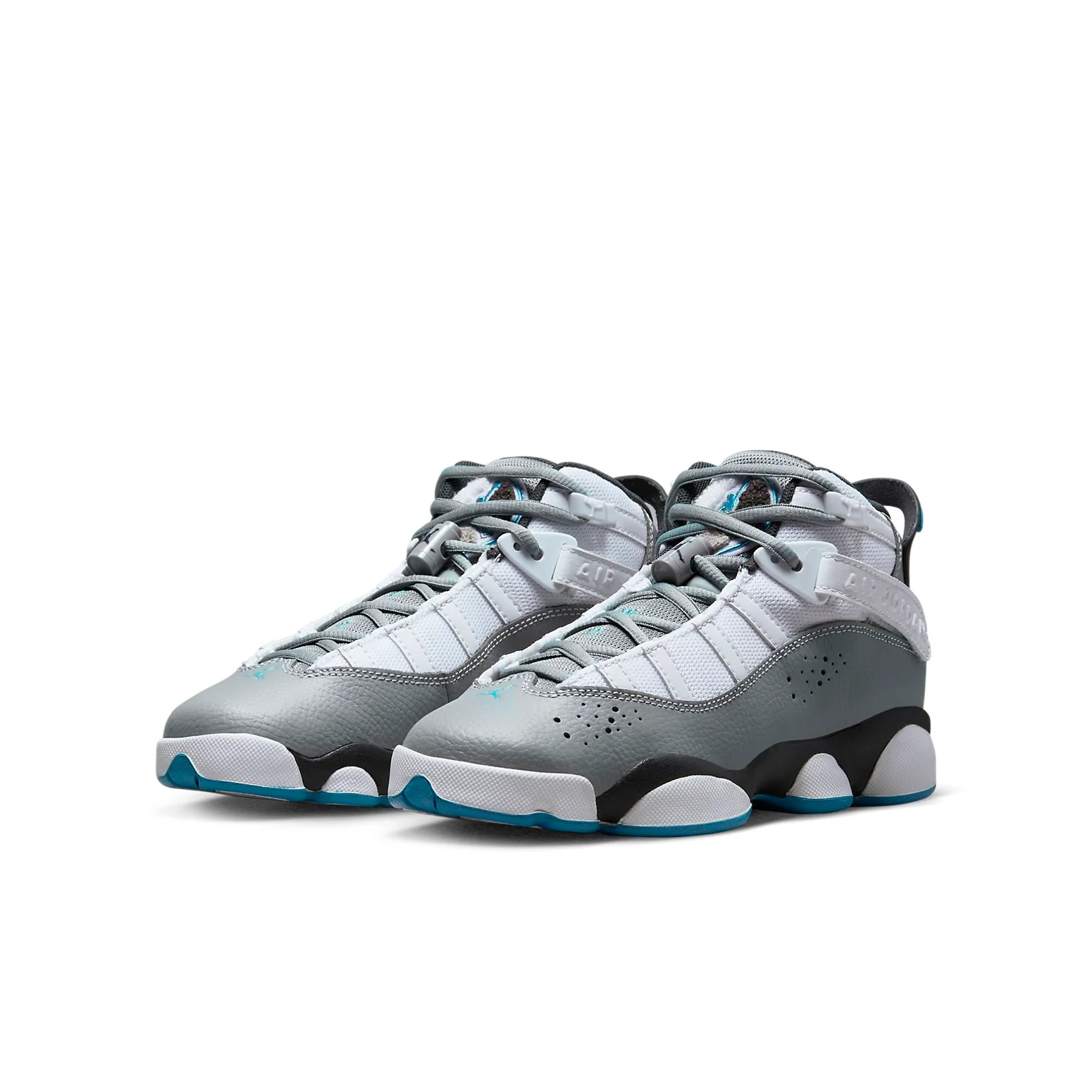 (GS) Air Jordan 6 Rings 'White Particle Grey' 323419-110