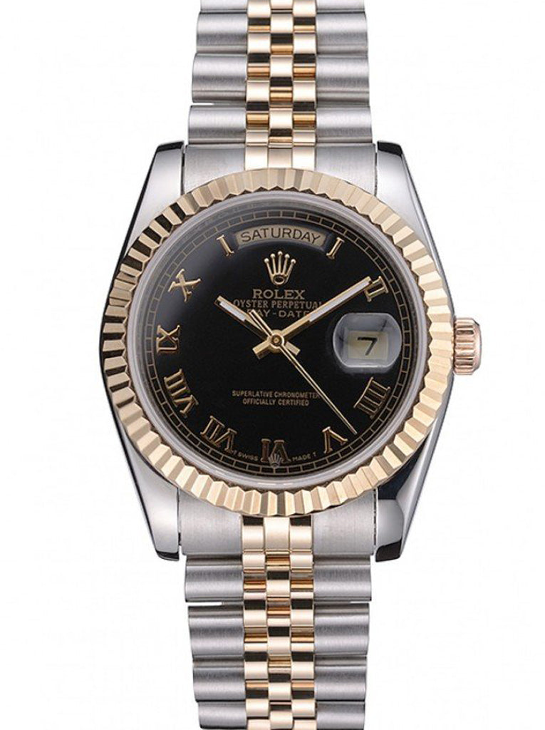 Superclone Rolex Day-Date 36mm Black Dial SRL78
