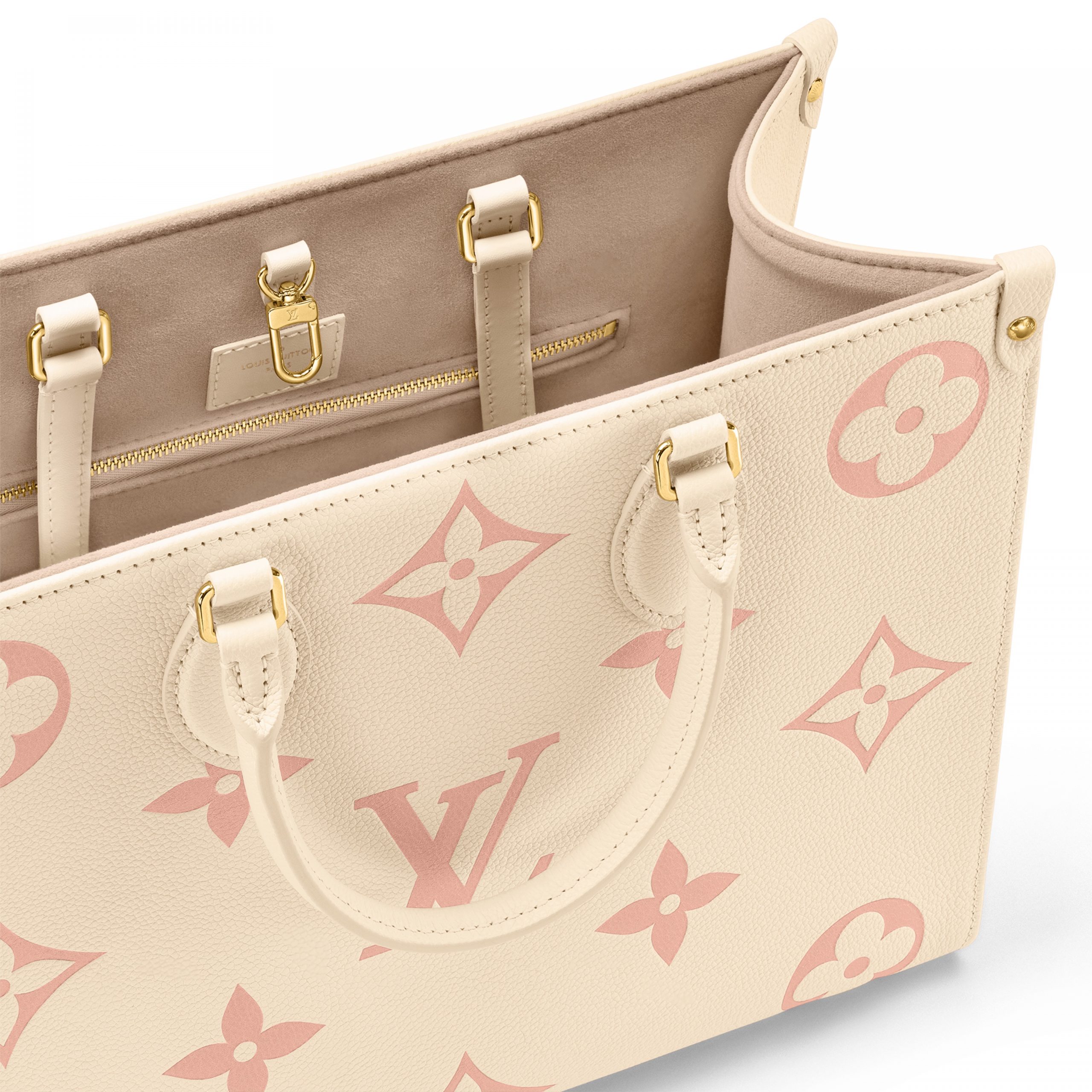 Louis Vuitton OnTheGo MM M21575 Crème Rose Trianon