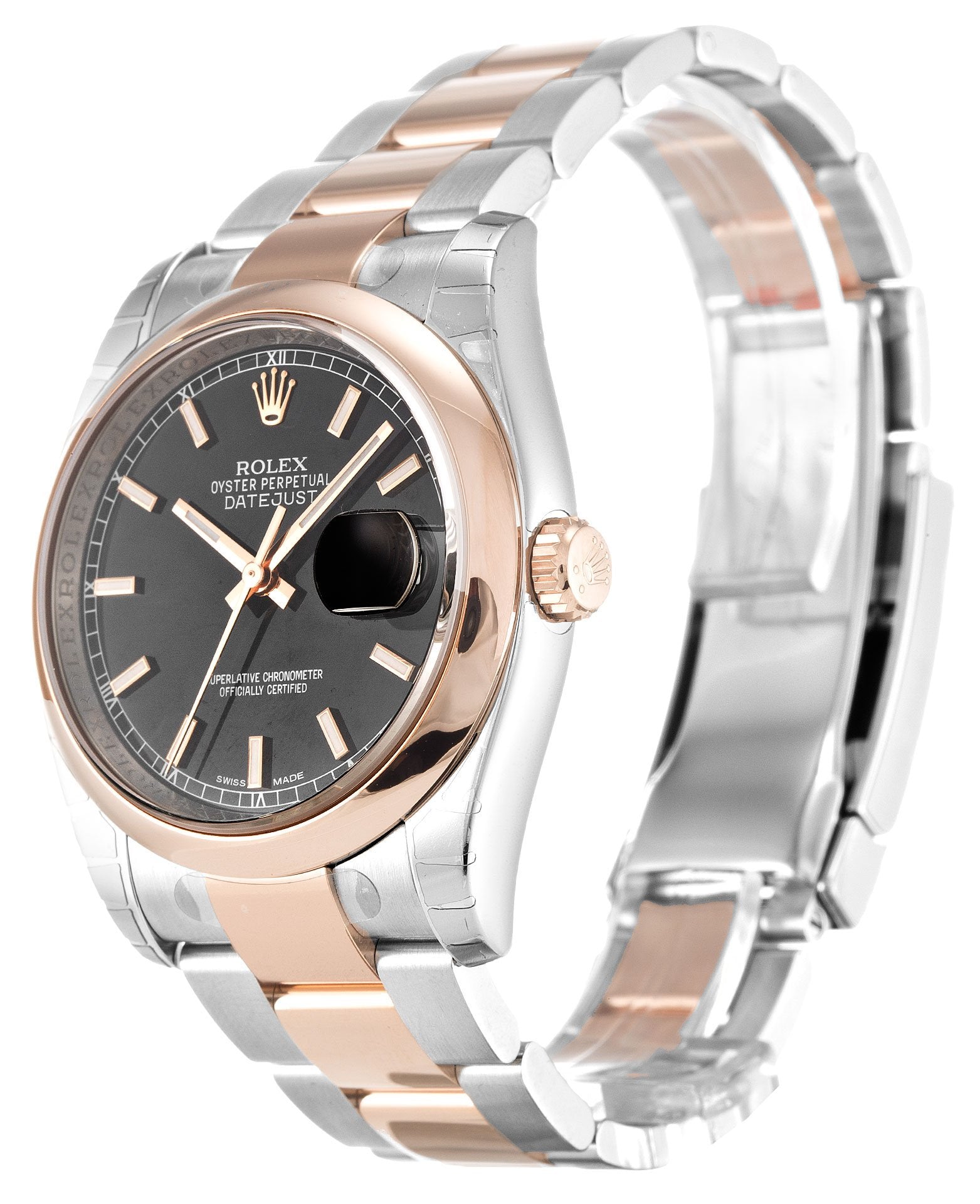 Replica Rolex Datejust 36mm Black Dial 116201