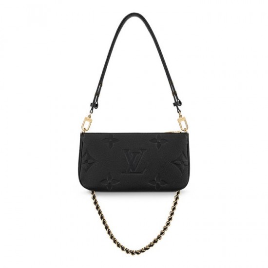 Louis Vuitton Multi Pochette Accessoires Cream M46568 Black M80399