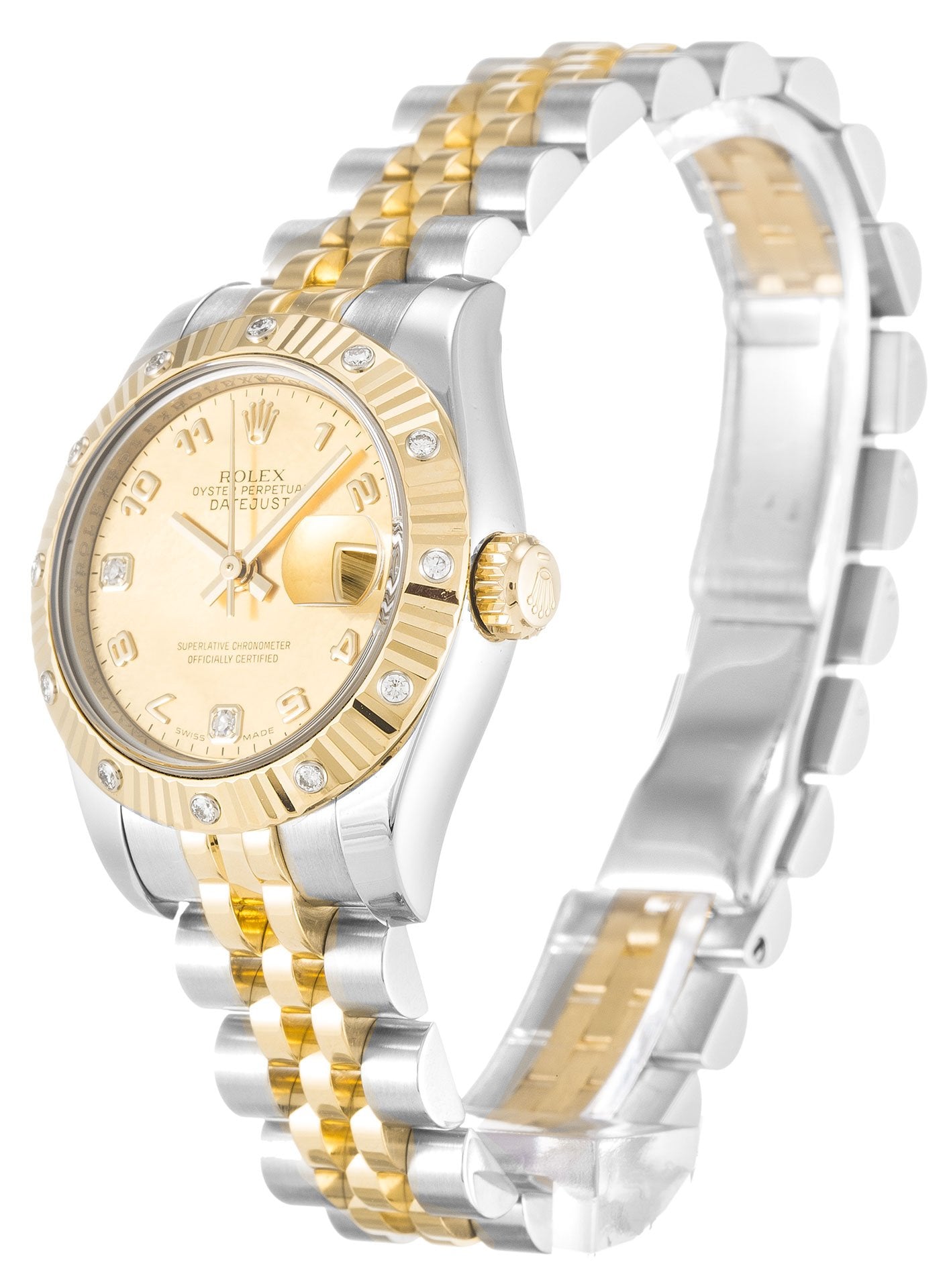 Rolex Datejust Lady Pearl-Champagne Diamond Dial 179313