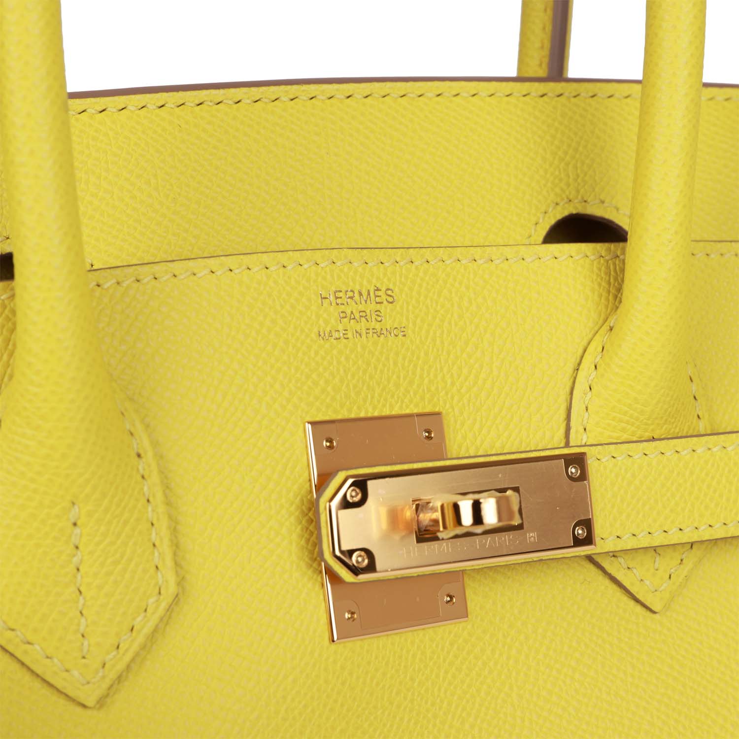 Hermès Birkin 30 Lime Epsom Gold Hardware