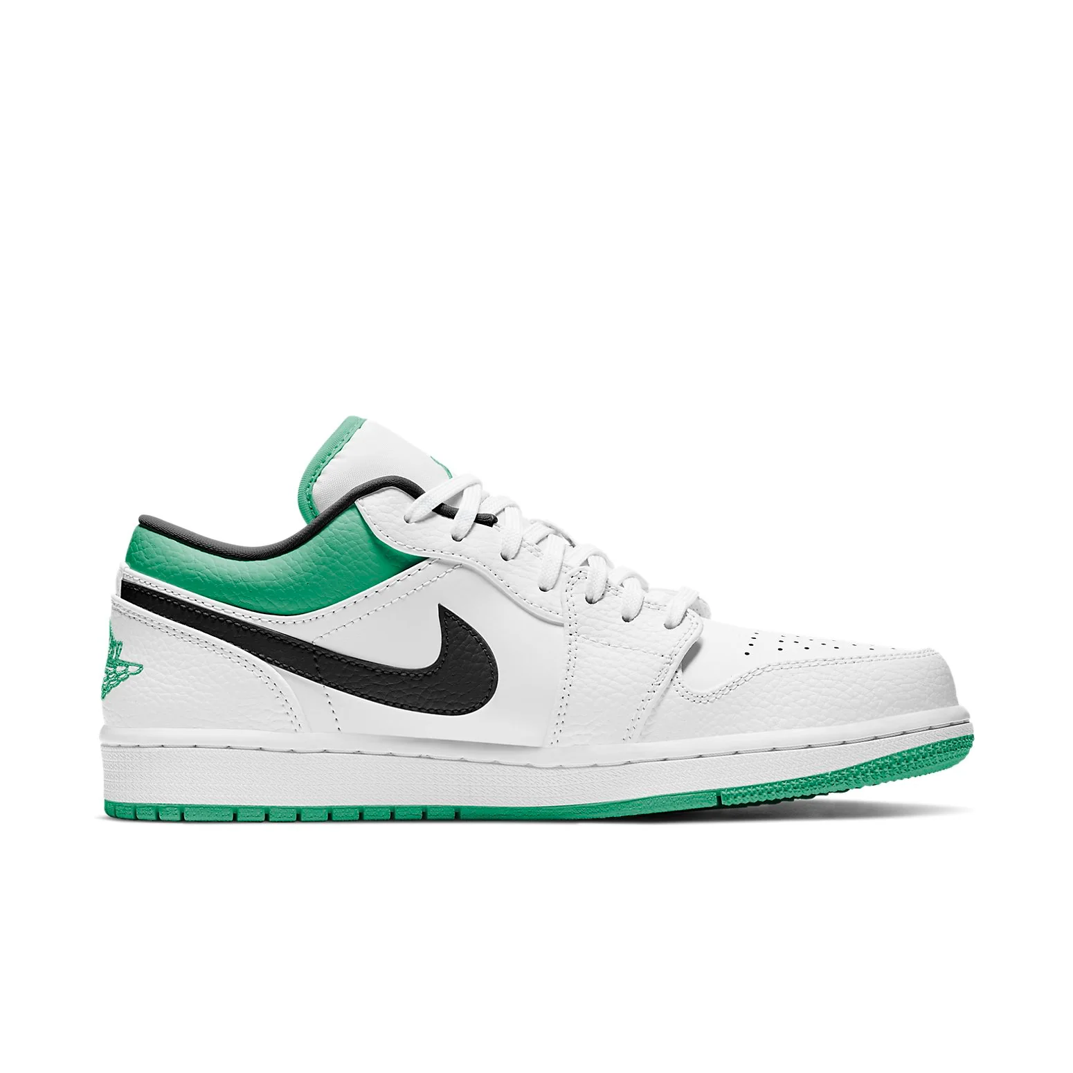 Air Jordan 1 Low 'White Lucky Green' 553558-129