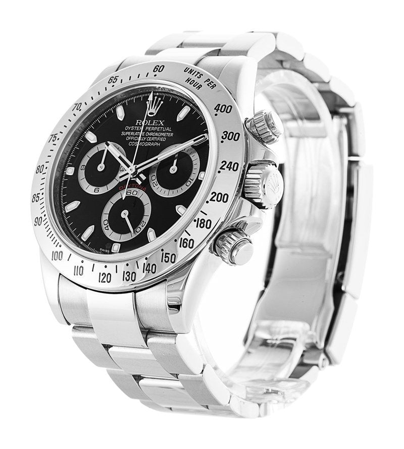 Replica Rolex Daytona 40mm Black Dial 116520