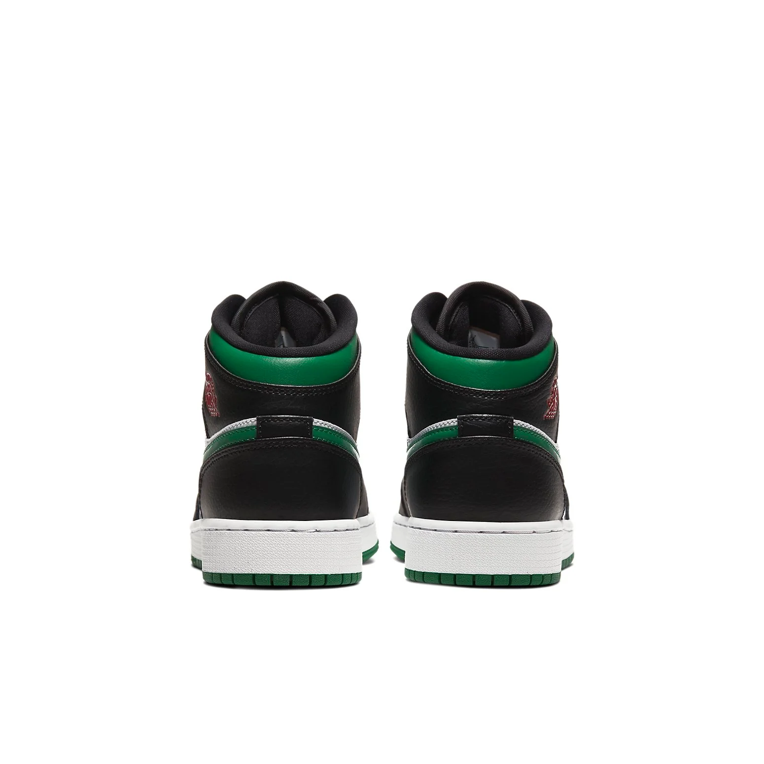 (GS) Air Jordan 1 Mid 'Black Pine Green' 554725-067