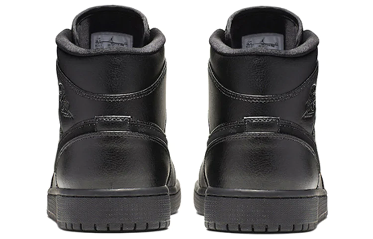 Air Jordan 1 Mid 'All Black' 554724-090