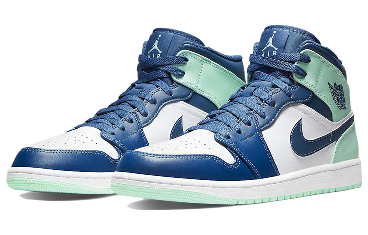 Air Jordan 1 Mid 'Blue Mint' 554724-413