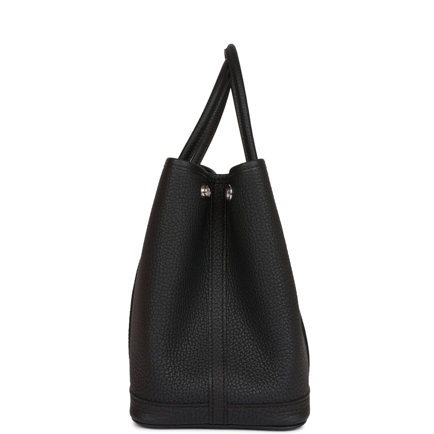 Hermès Garden Party 30 Black Negonda Palladium Hardware