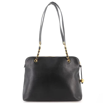 Chanel Vintage Timeless Zip Tote Caviar Large