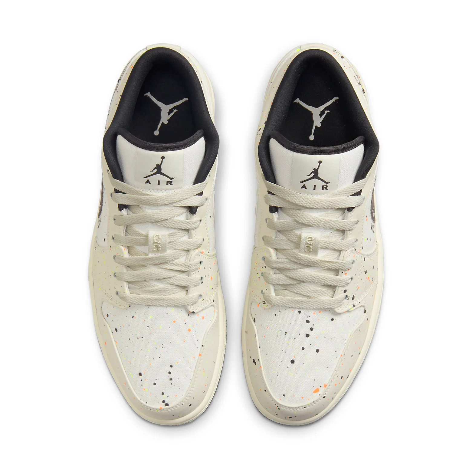 Air Jordan 1 Low 'Brushstroke Swoosh - Paint Splatter' DM3528-100