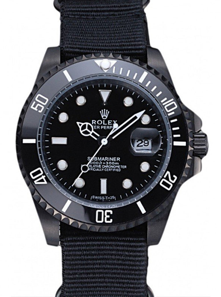 Replica Rolex Submariner 40mm Black Dial 622006