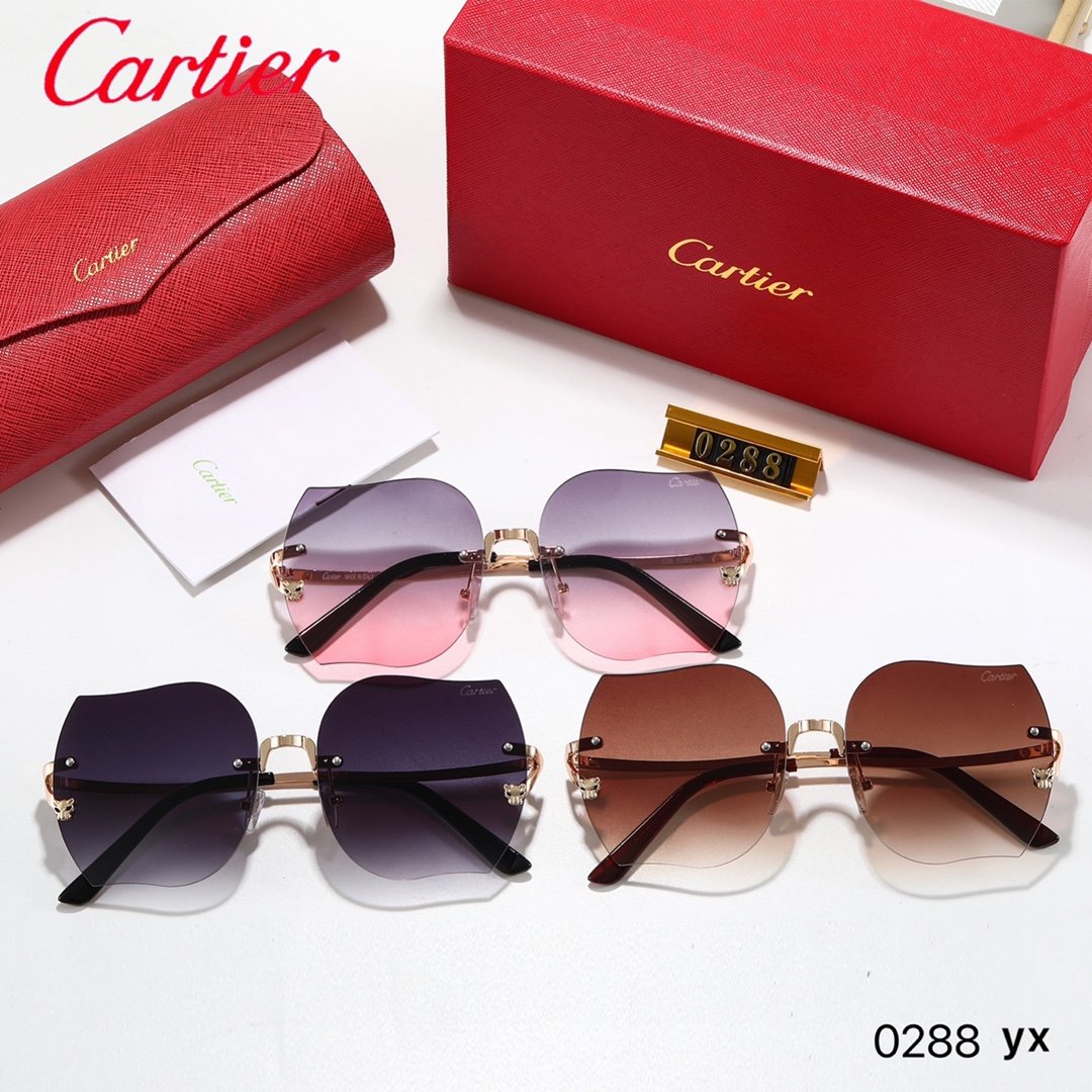 3 Color Women's Sunglasses—0288