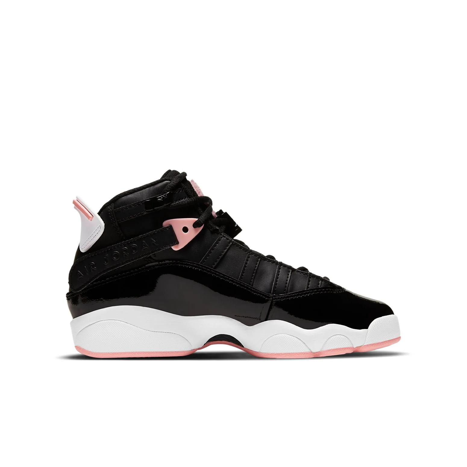 (GS) Air Jordan 6 Rings 'Black Arctic Punch' 323399-002