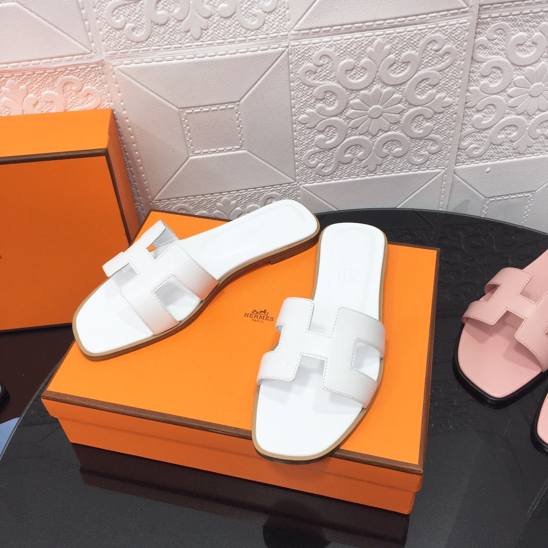 5 colors Classic handmade cowhide slippers