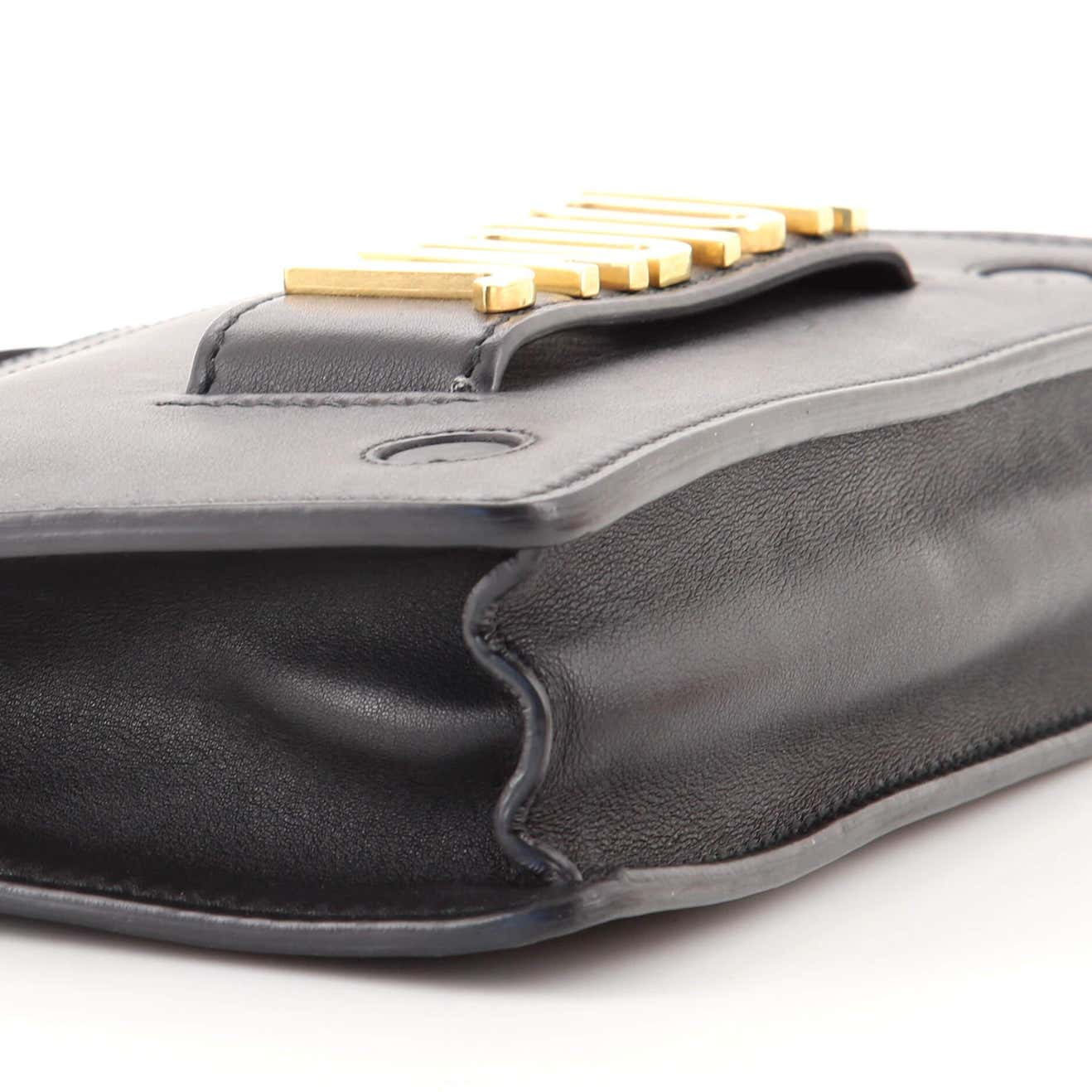 Christian Dior J'Adior Flap Bag with Strap Leather Medium