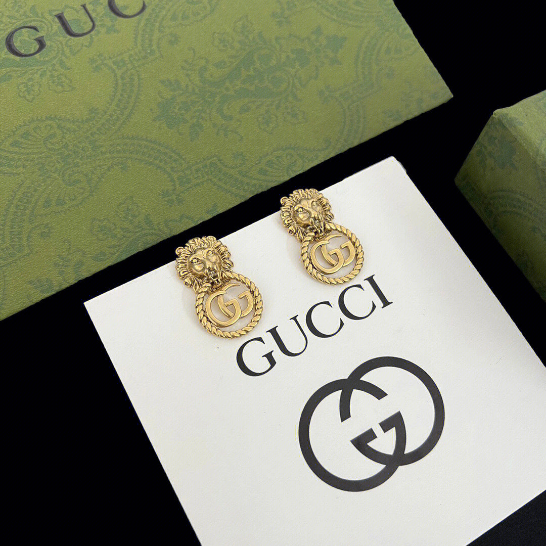 Nature Series - Lion Earrings