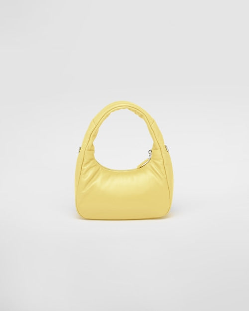 Prada Soft padded nappa leather mini-bag - Citron Green