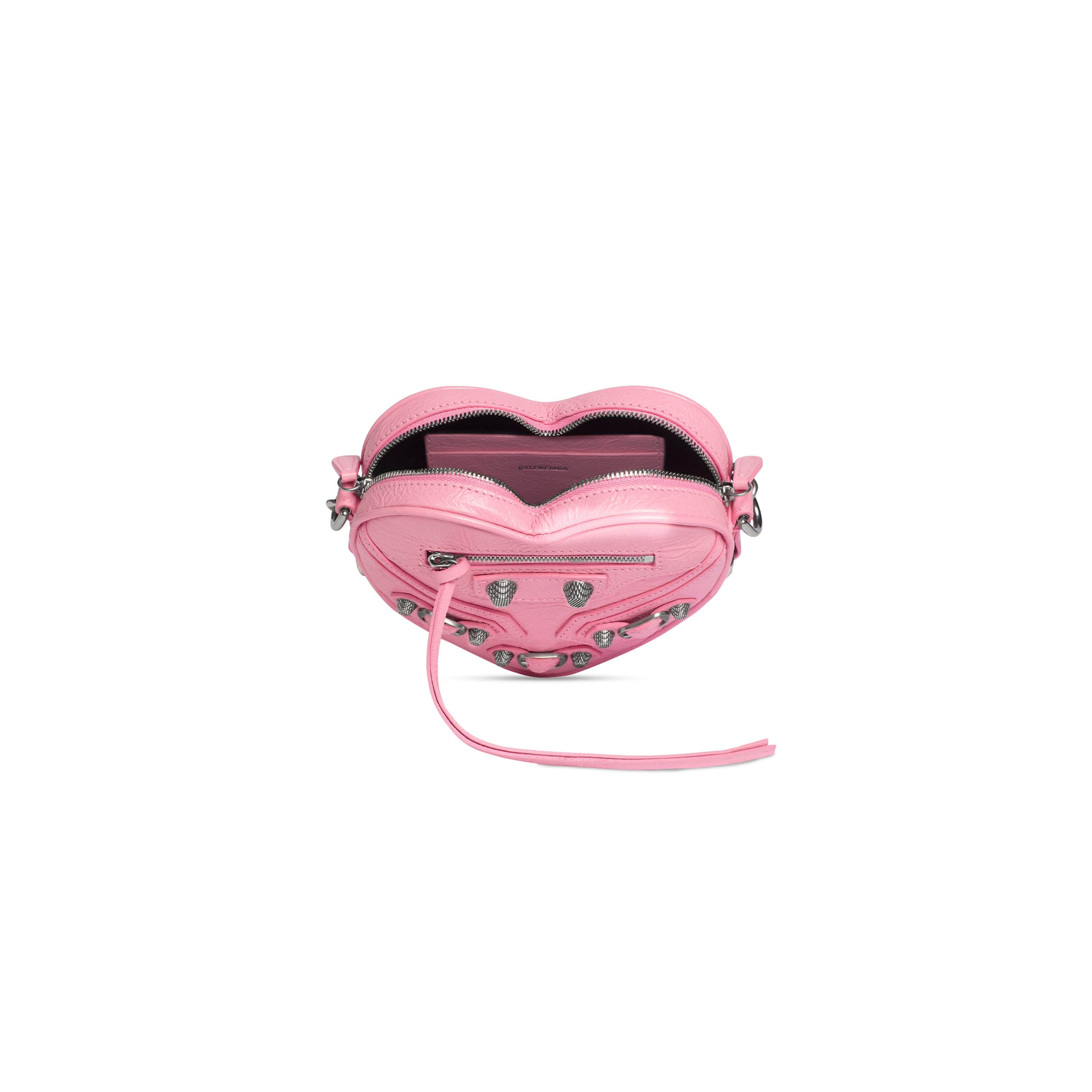 WOMEN'S LE CAGOLE HEART MINI BAG IN PINK