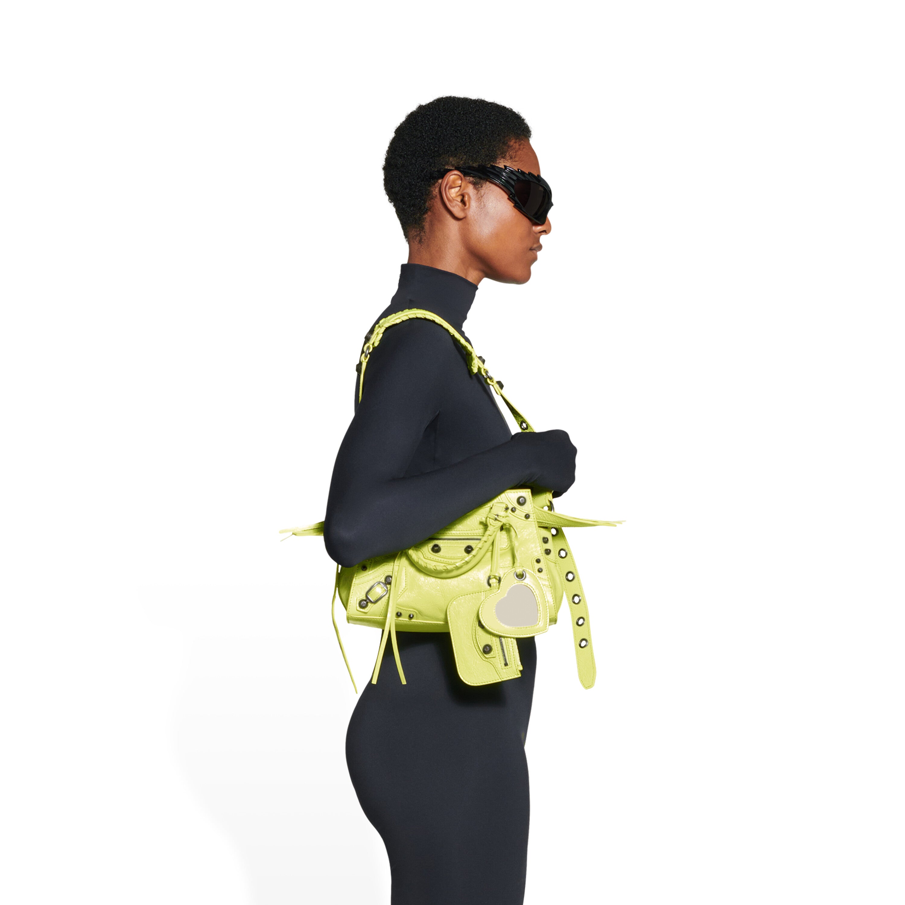 WOMEN'S NEO CAGOLE XS HANDBAG IN LIME