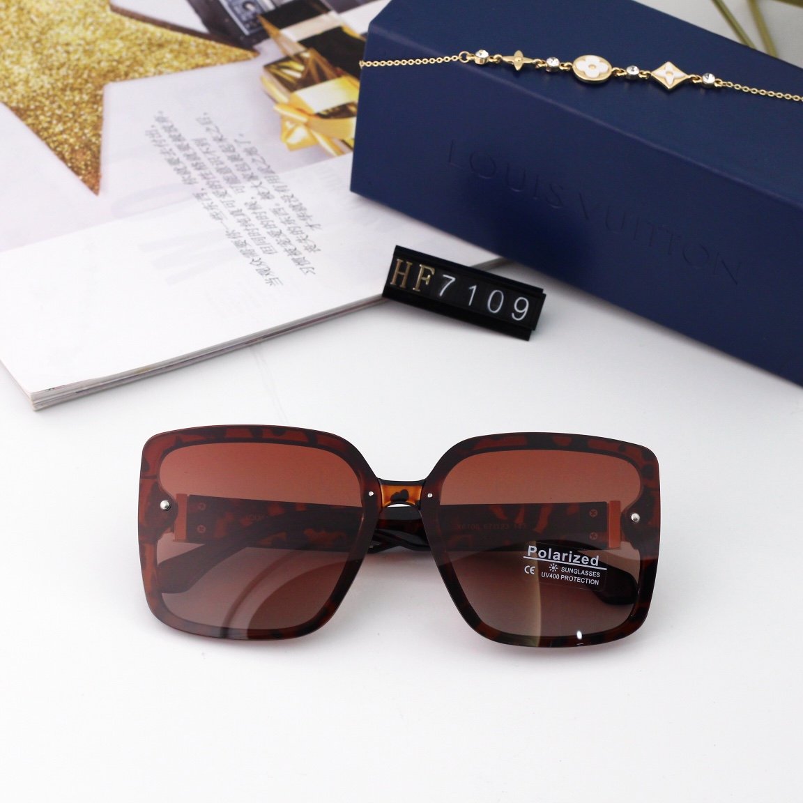 5 Color Women's Sunglasses—7109