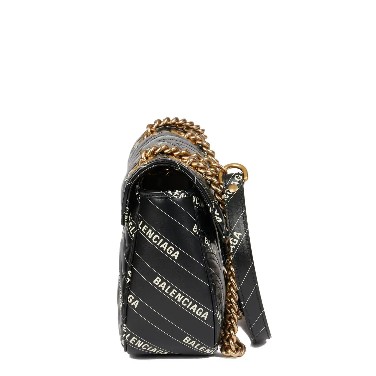 Gucci x Balenciaga The Hacker Project Small GG Marmont Bag - Black