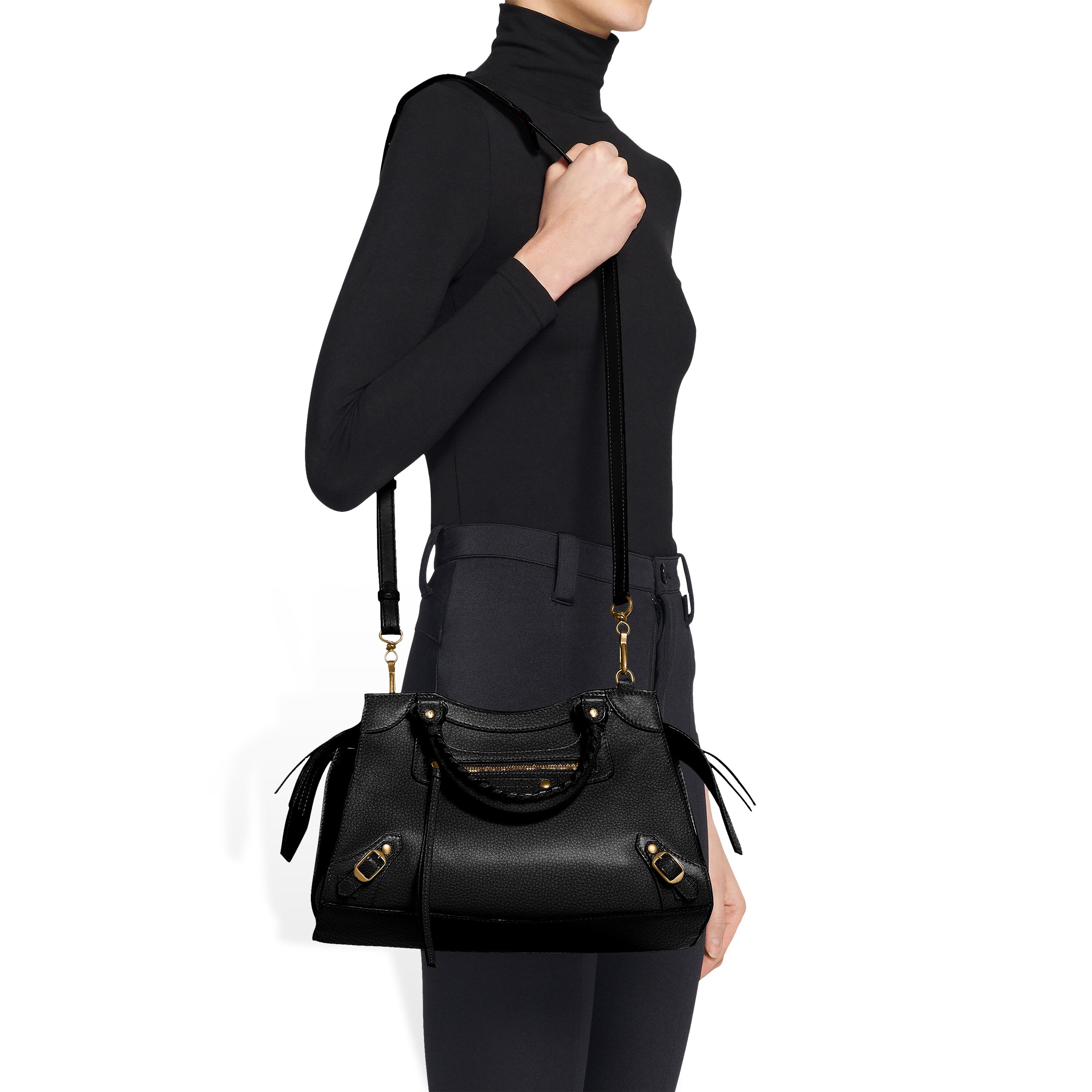 WOMEN'S NEO CLASSIC SMALL HANDBAG IN BLACK