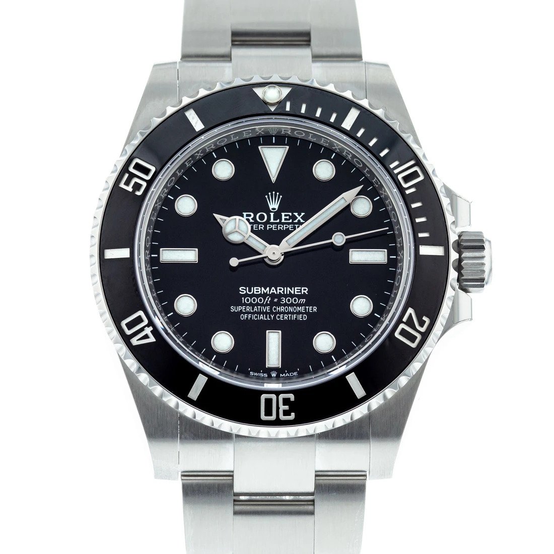 Replica Rolex Submariner 41mm Black Dial 124060