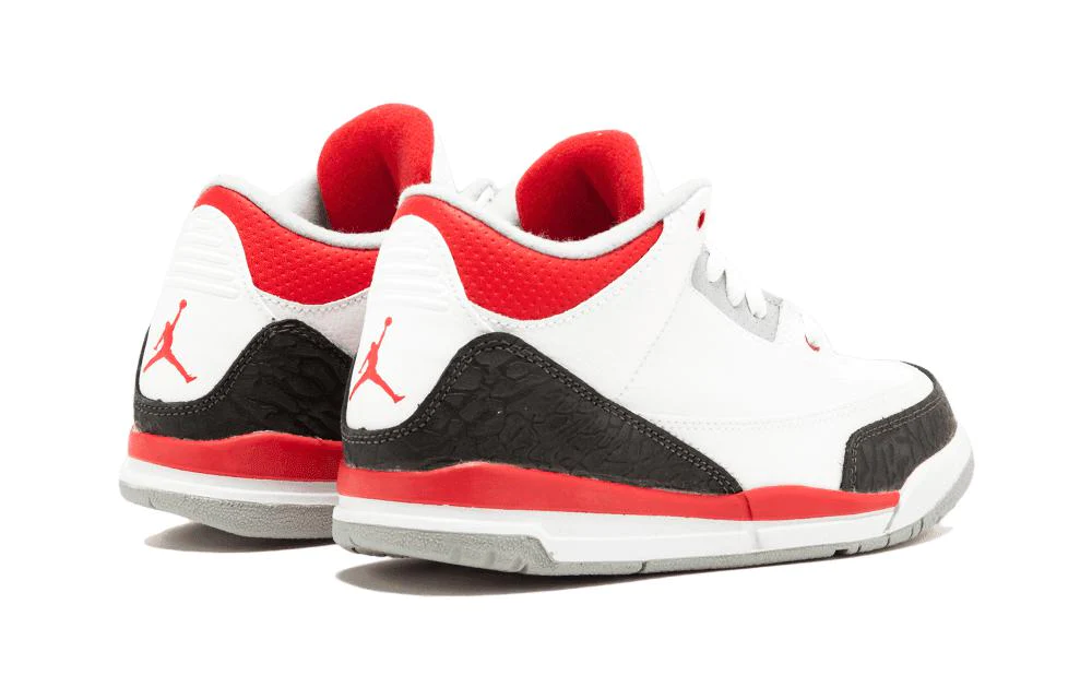 (PS) Air Jordan 3 Retro 'White Fire Red' 2013 429487-120