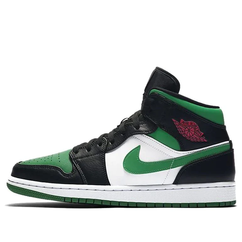 Air Jordan 1 Mid 'Green Toe' 554724-067