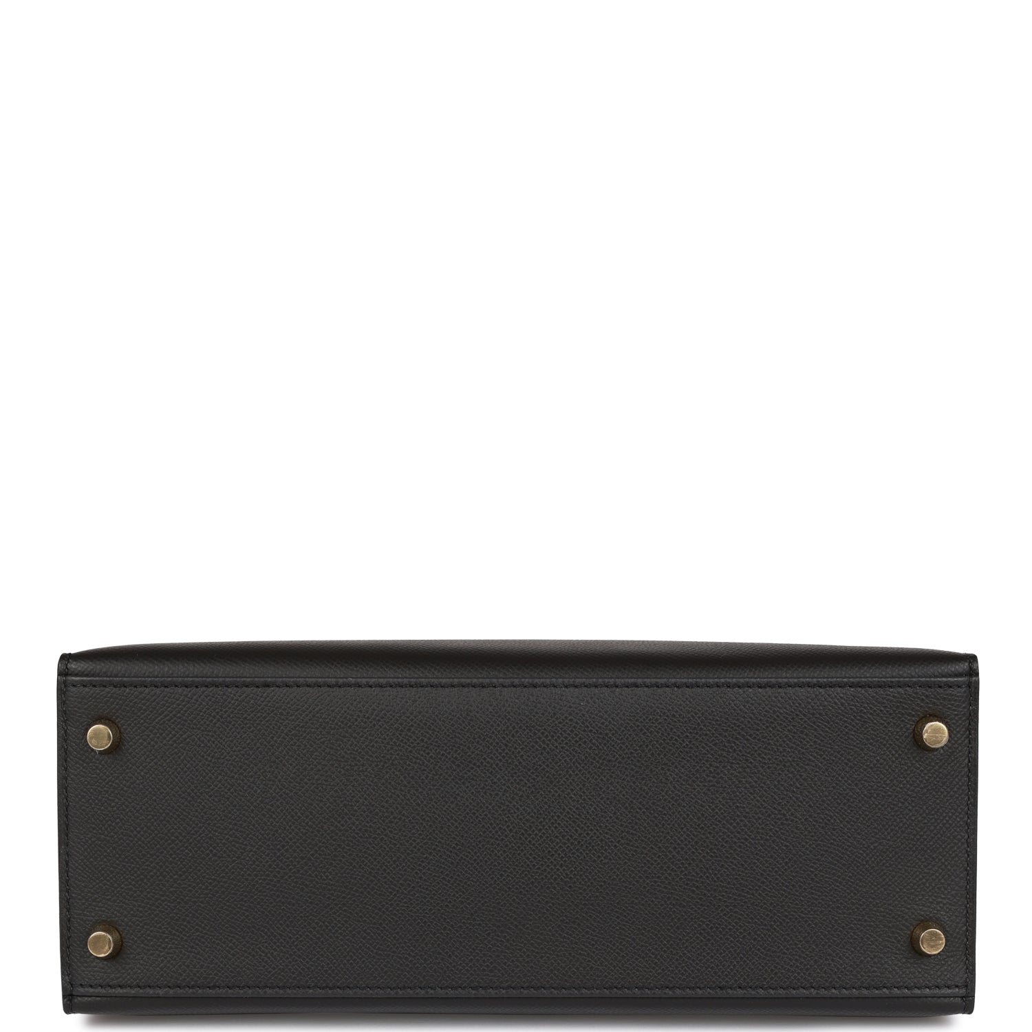 Hermès Kelly Sellier 28 Black Epsom Gold Hardware