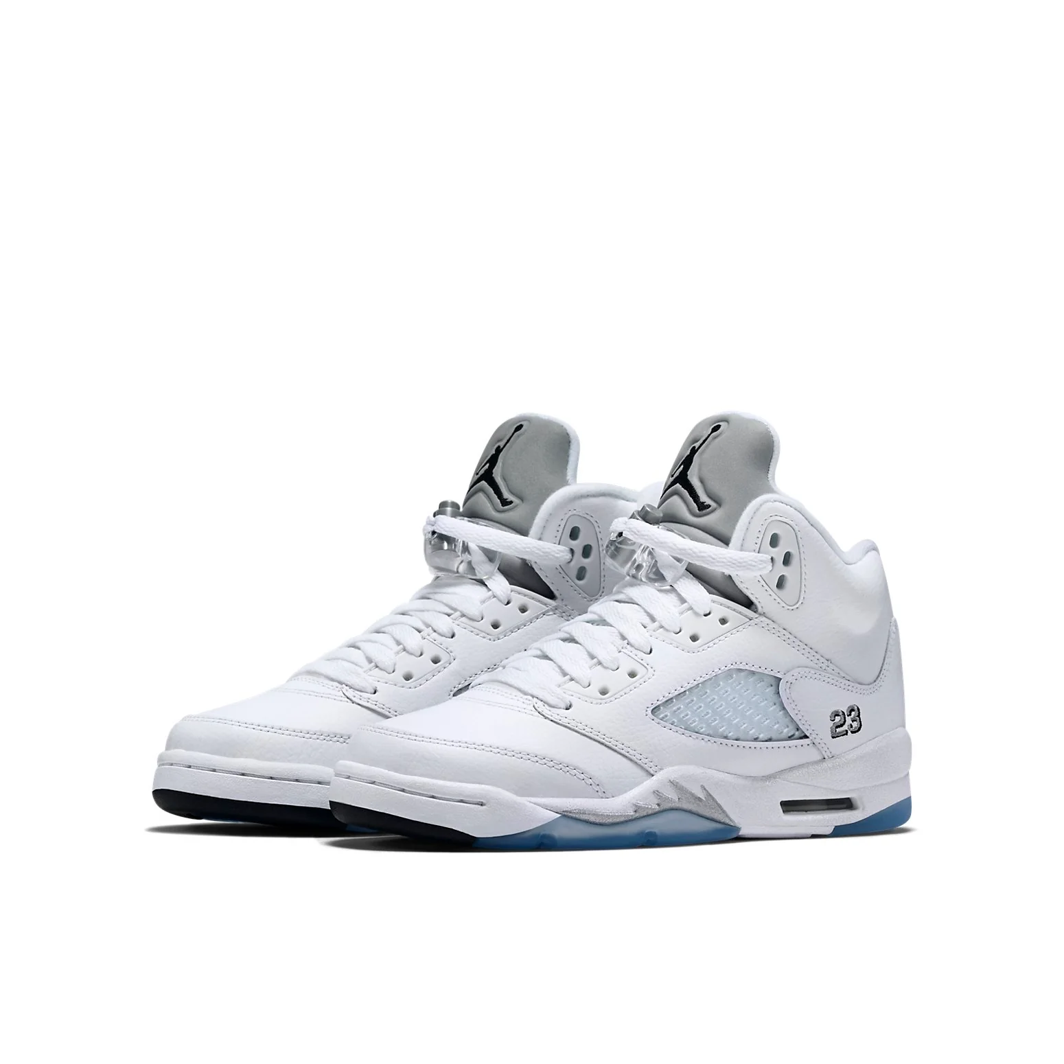 (GS) Air Jordan 5 Retro 'Metallic White' 440888-130