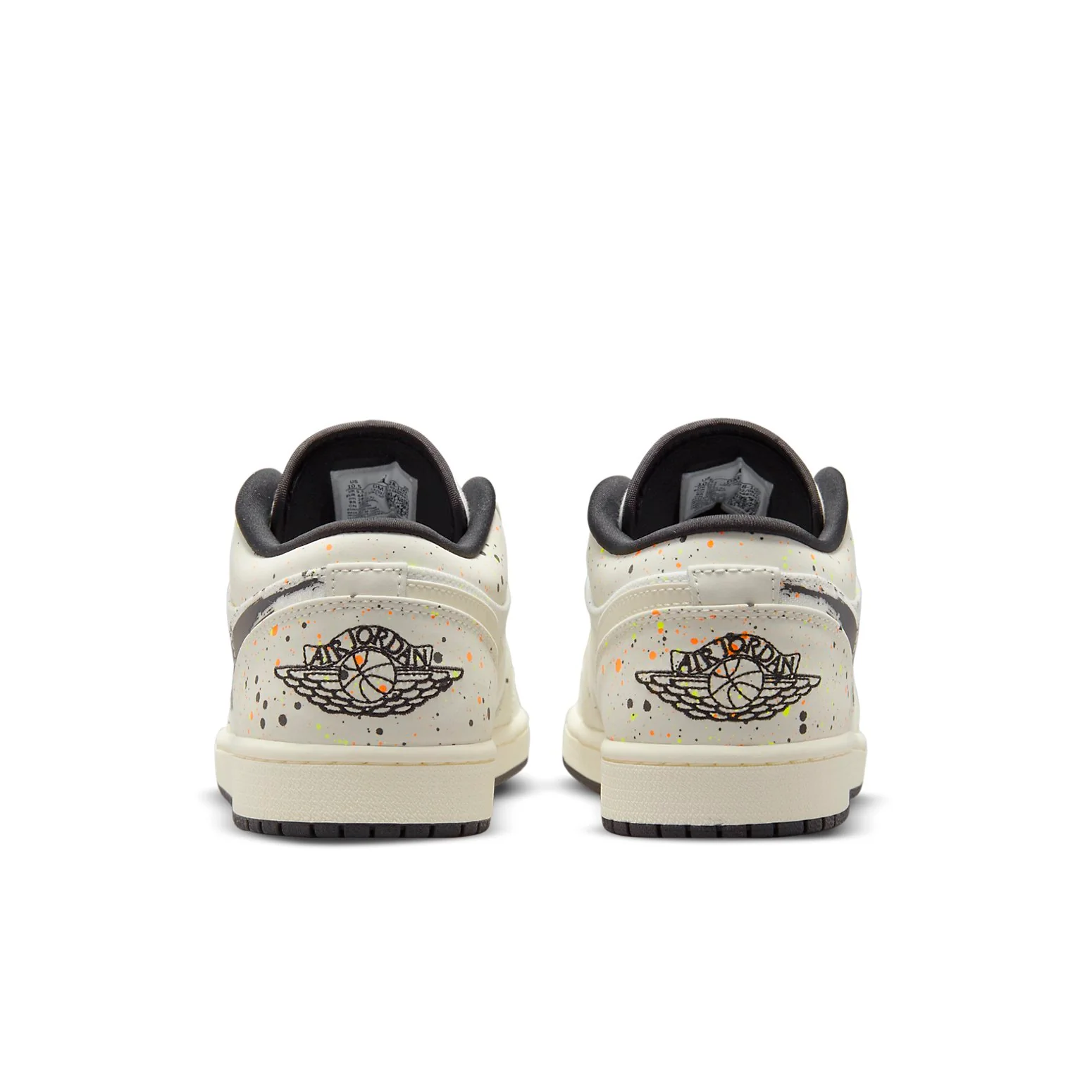 Air Jordan 1 Low 'Brushstroke Swoosh - Paint Splatter' DM3528-100