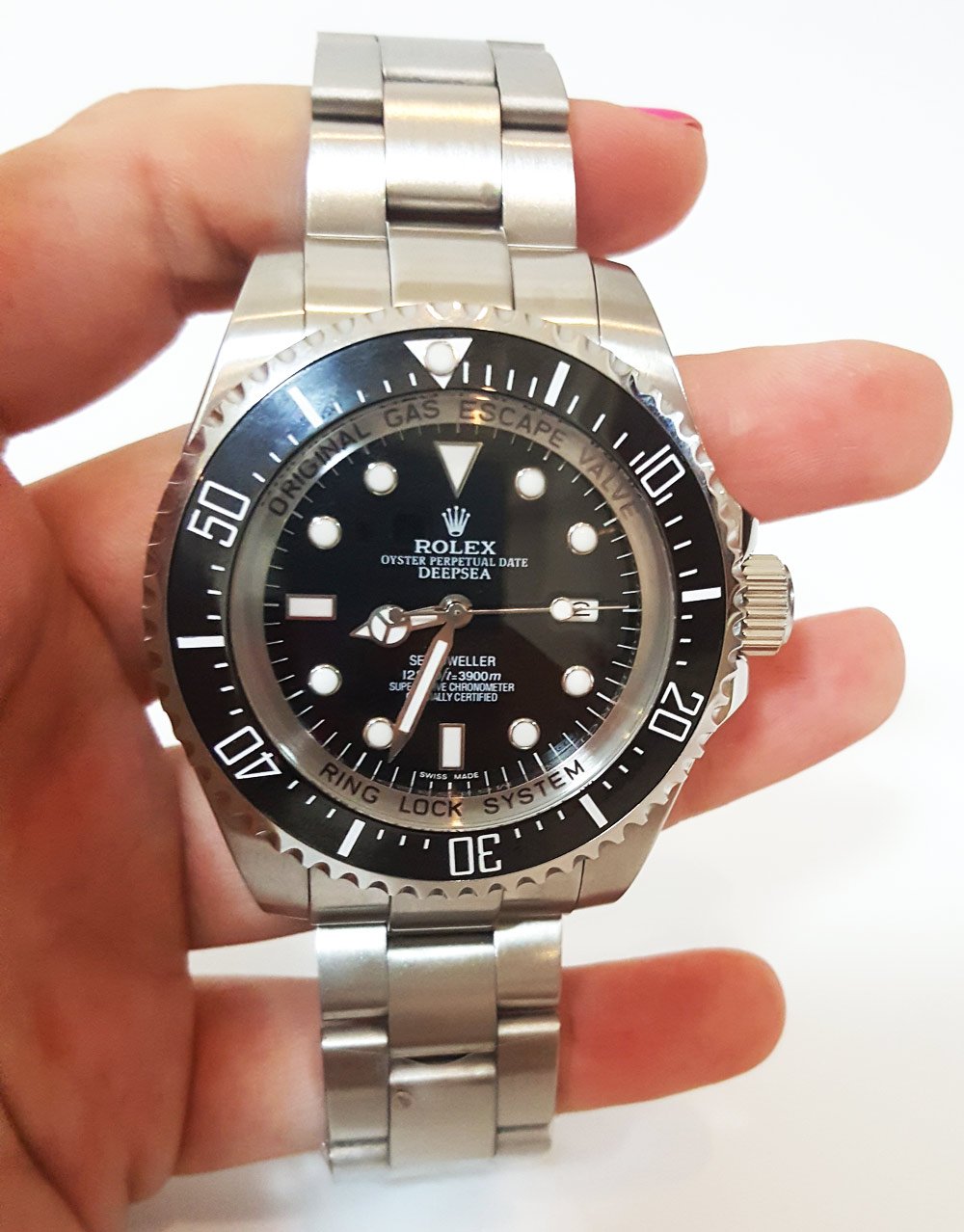 Replica Rolex Deepsea 44mm Black Dial 116660-2