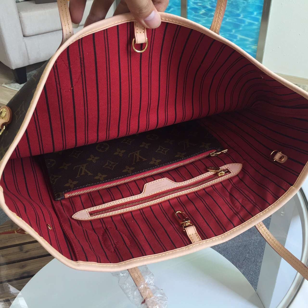 LV Neverfull MM Bag Monogram Canvas M40996