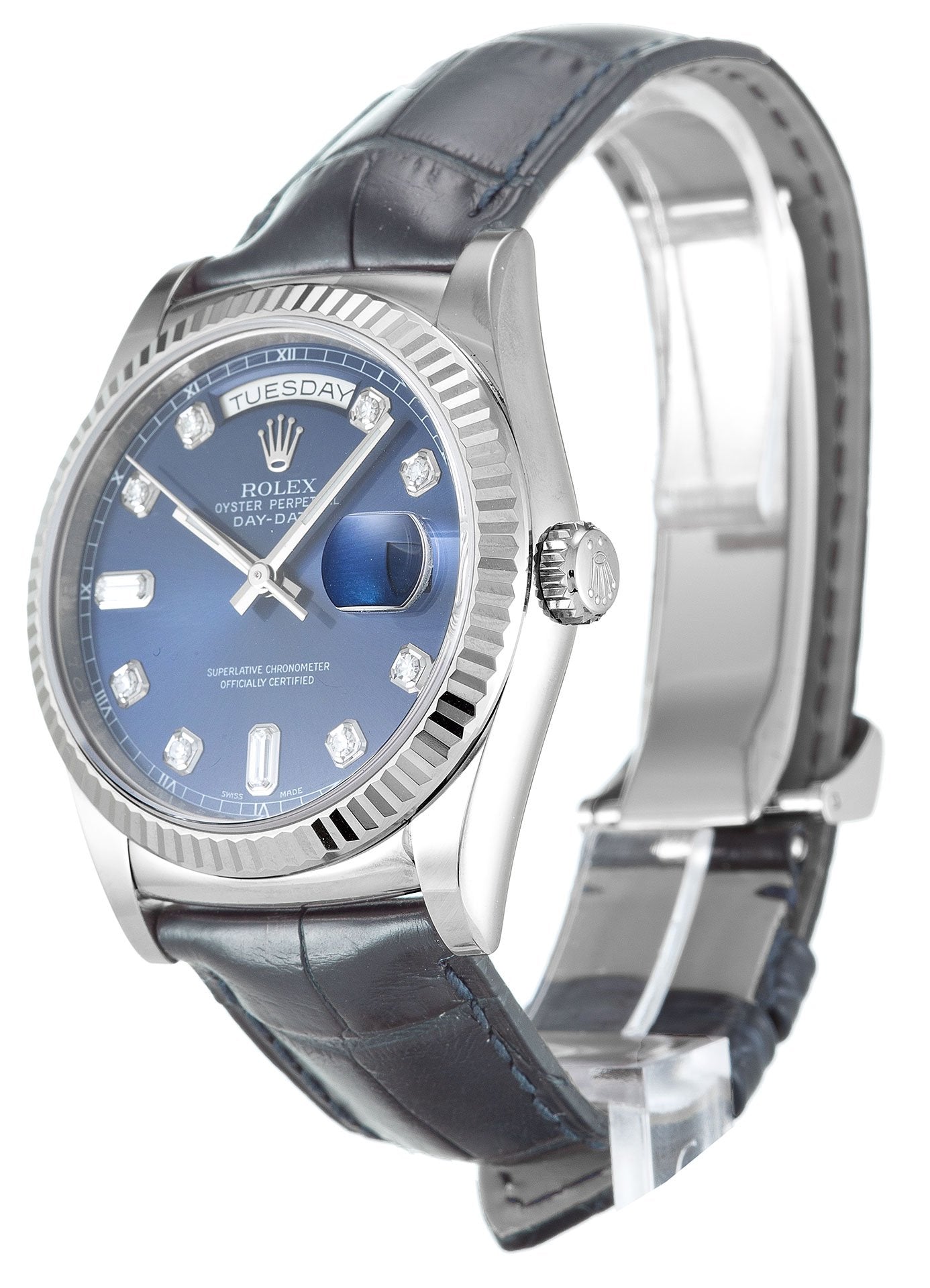 Replica Rolex Day-Date 36mm Blue Dial 118139
