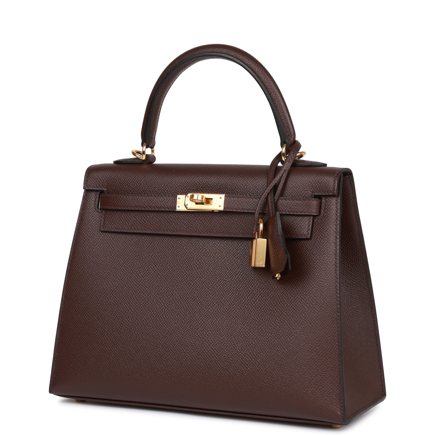 Hermès Kelly Sellier 25 Rouge Sellier Epsom Gold Hardware