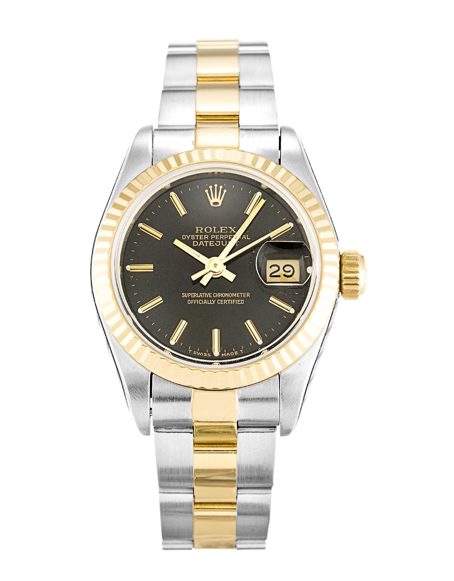 Rolex Datejust Lady Black Dial 69173