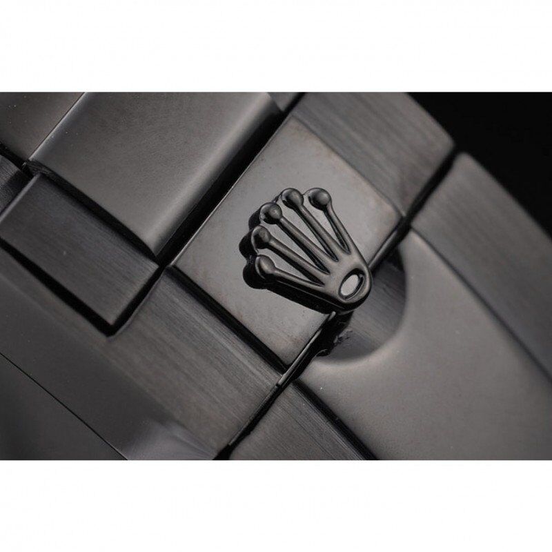 Swiss Rolex Explorer Black Ceramic Bezel Black Dial Watch 98239